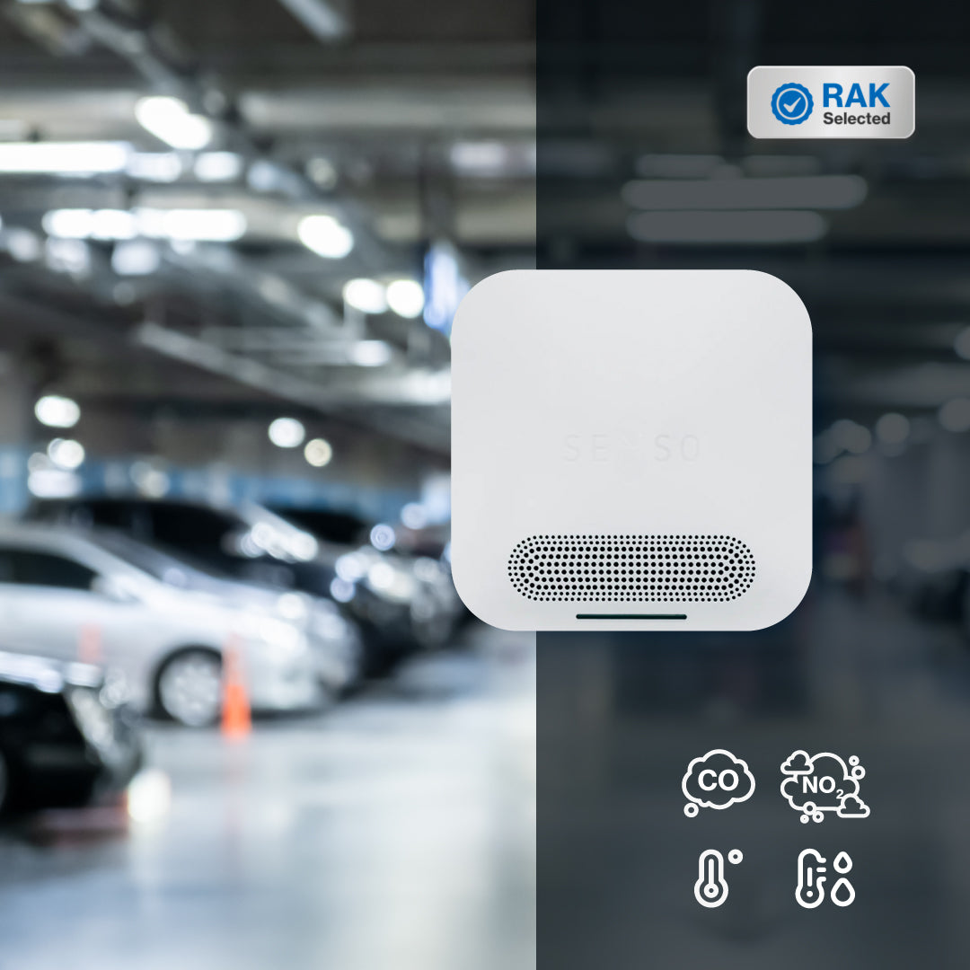 Helium IoT network smart city air quality sensors