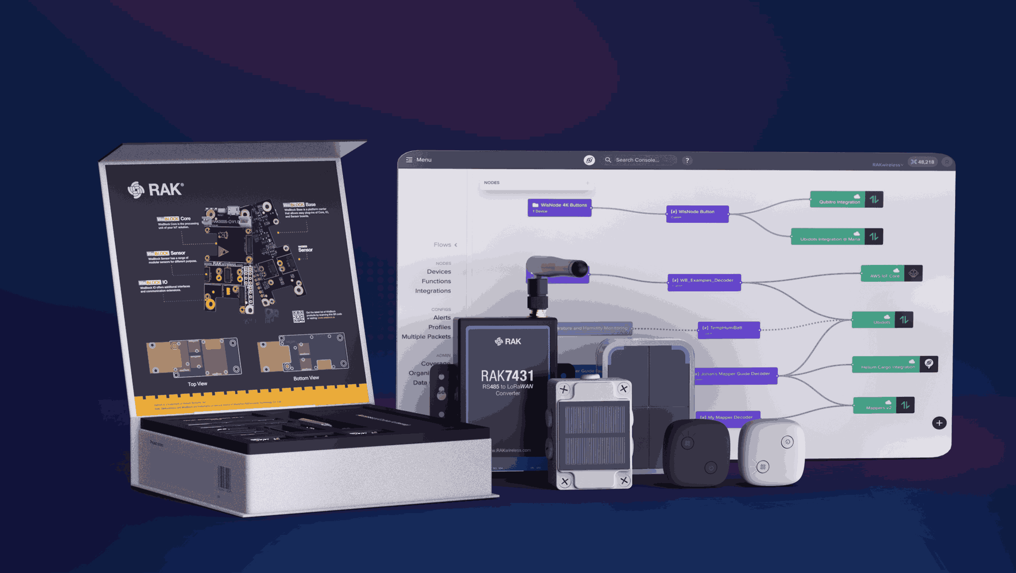 Helium 5G hotspot industrial IoT factory